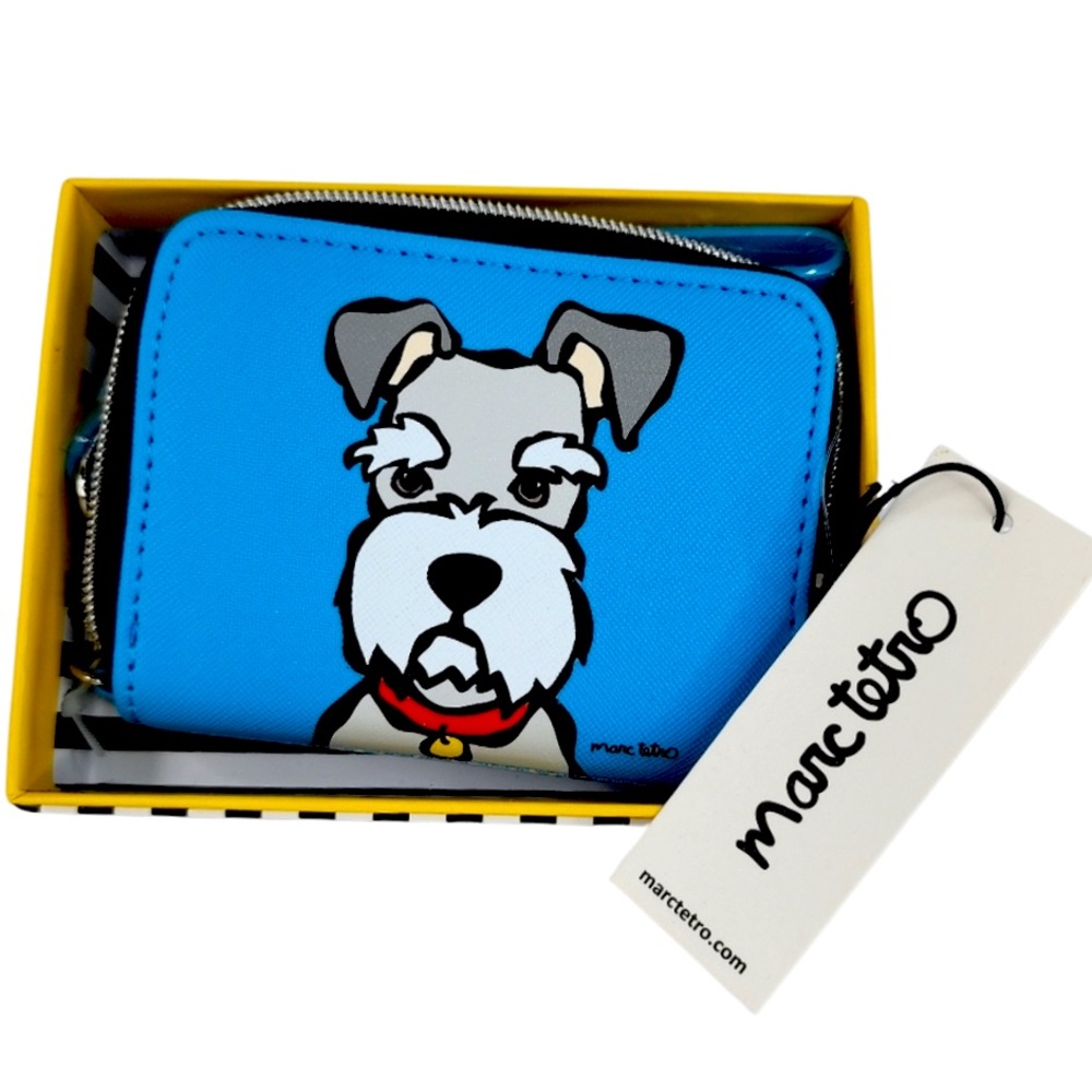 Marc Tetro Wallet/Wristlet Schnauzer Design NWT